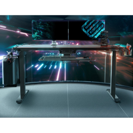 Стол для для компьютера c электрической регулировкой по высоте и RGB-подсветкой
