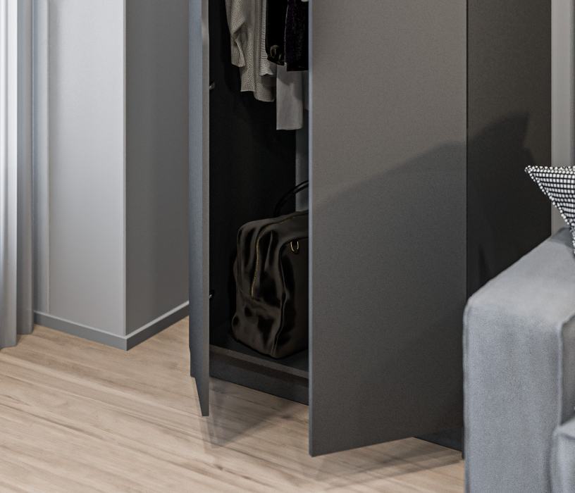 Шкафы распашные, Шкаф 2 дверный Бруклин СБ-3346