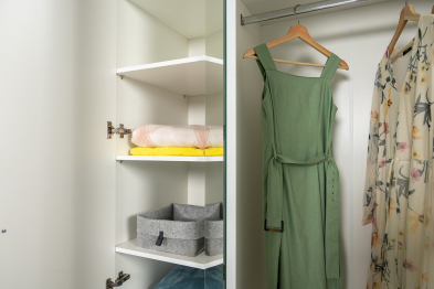 Шкаф для одежды Остин 13.336.02, белая шагрень, дуб золотой крафт