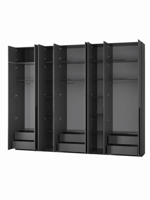 Шкафы распашные, Шкаф распашной 8-ми дверный с антресолью София 2600х3200х520 мм