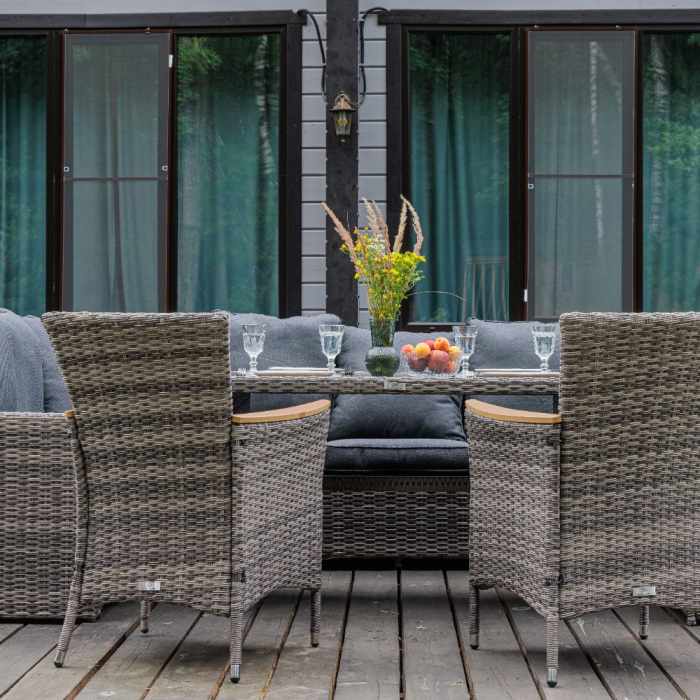 Комплекты мебели, Комплект ZORRO WOOD DOUBLE серый