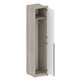Шкаф Анима ШК-3223, дуб серый, белый