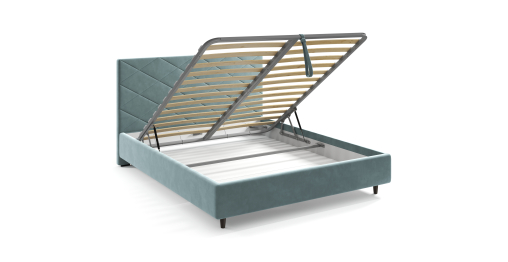 Кровать Lineaflex Аликанте Сканди Newton aqua blue 120x200