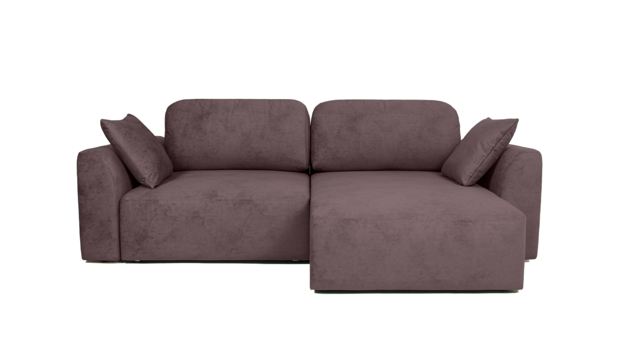 Диваны угловые в гостиную, Диван угловой Trump mini, велюр