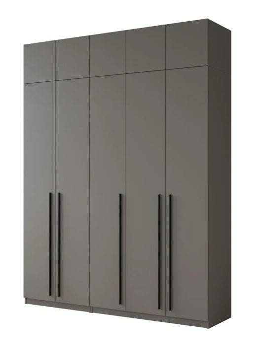 Шкафы распашные, Шкаф распашной 5-ти дверный с антресолью София 2600х2000х520 мм