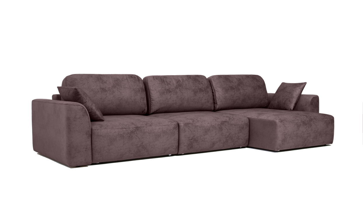 Диваны угловые в гостиную, Диван угловой Trump, велюр