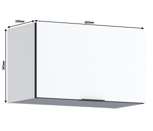 Метод шкаф 1 дв 60х36 см