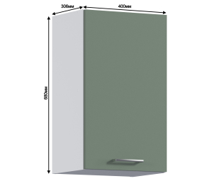 Оливер шкаф 1 дв 40х68 см