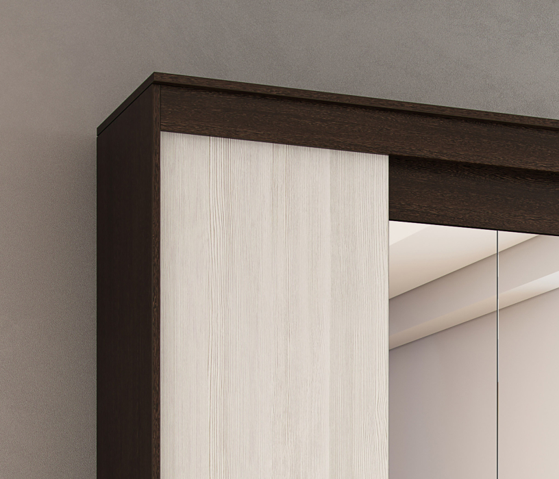 Шкафы-купе, ЛДСП Шкаф-купе АГАТ Венге-Лоредо