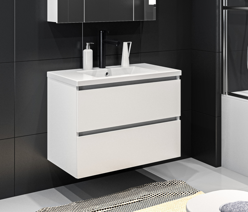 Тумбы в ванную комнату, Тумба Люкс СБ-3157 Белый