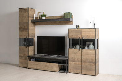 Шкаф-пенал с витриной Трувор 13.205