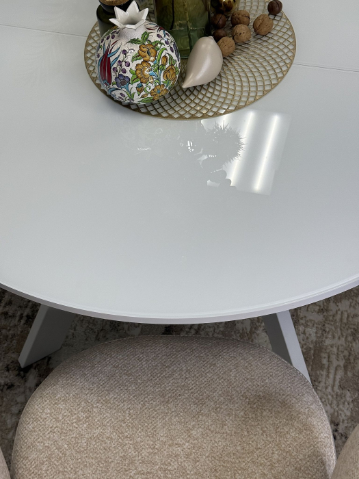 Обеденные столы, Стол Kenner RL1100s раздвижной, стекло