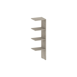 Стеллаж Шер Ст-3302, дуб серый