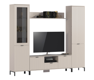 Набор для гостиной Турин Кашемир серый/МДФ Кашемир