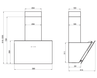 Кухонная Вытяжка ELIKOR АНТРАЦИТ
