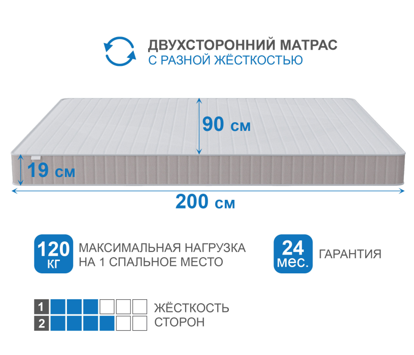 900 x 2000, Матрас Тропикана-Феникс 900х2000