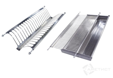 Сушка для посуды двухуровневая с поддоном 800 мм