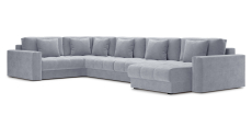 Диваны угловые в гостиную, Диван П-образный Кастел