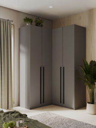 Угловой шкаф для одежды с ящиками София 2200х1300х520мм