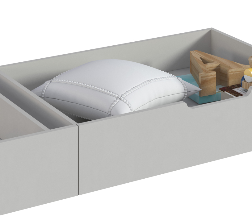 Милан, Ящик для кровати Милан СБ-3298 Серый