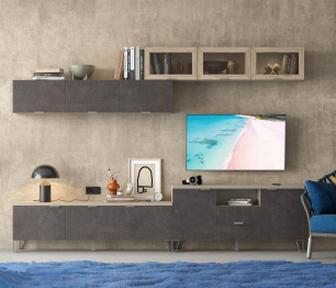 Антресоль Анима АН-3006, дуб серый