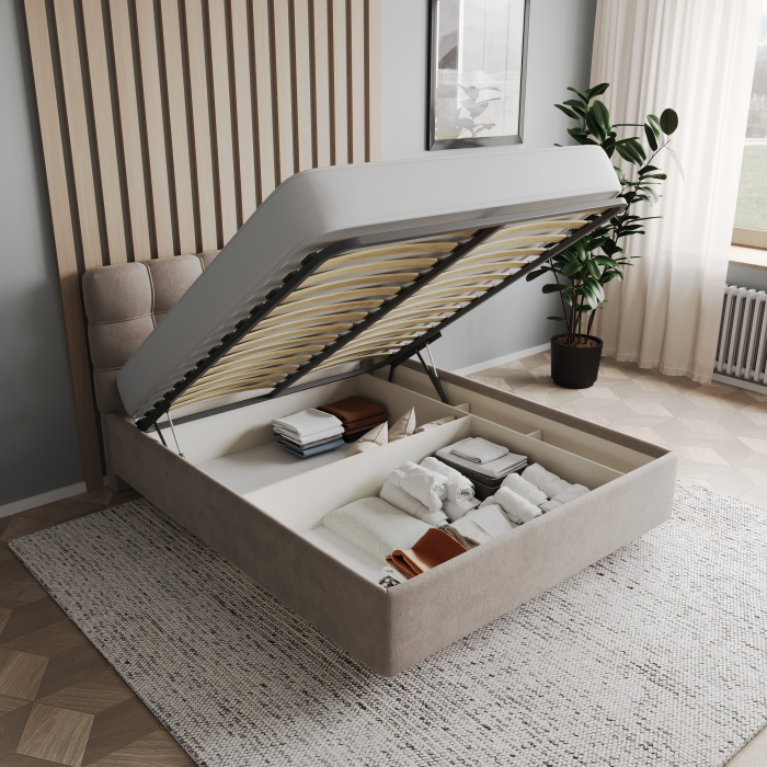 Мягкая кровать, Кровать Prime Soft 140х200 с подъёмным механизмом