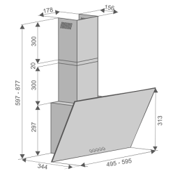 Кухонная вытяжка Colibri Tech Ivory 60