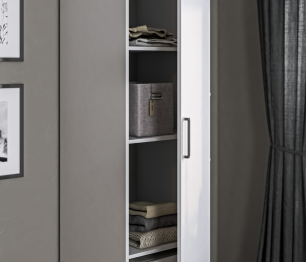 Шкаф-пенал МАКС 500 Белый