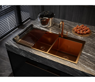 Мойка универсального монтажа EMB-210 PVD Nano