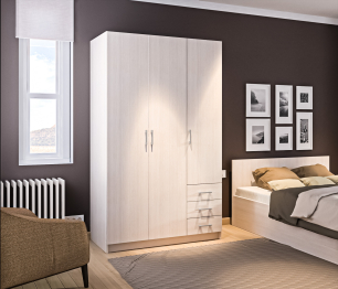 Шкаф 3 дверный Терра СБ-2797 Авиньон