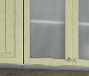 Кухня Хозяюшка 2,0 м Фисташка МДФ