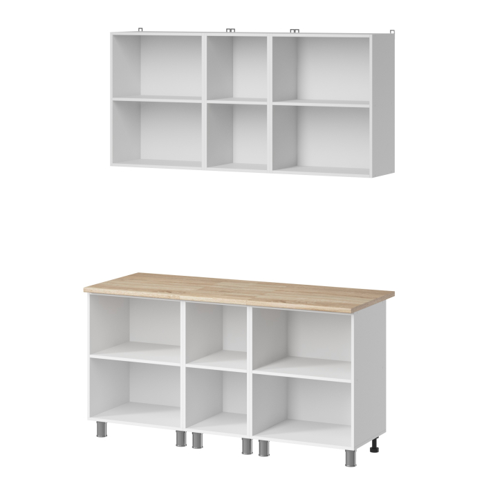 Кухня, МК Аленушка 1,6м в.3 Лаванда