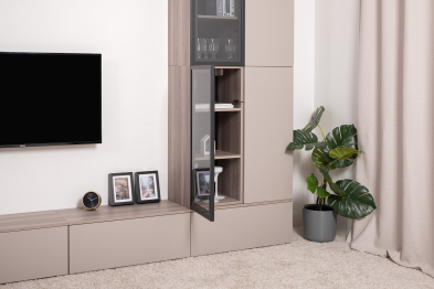 Шкаф-витрина навесной Роквуд 16.322.02