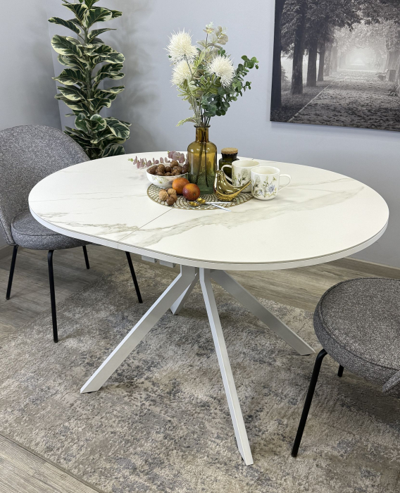 Обеденные столы, Стол KENNER DO1100 раздвижной, керамика 