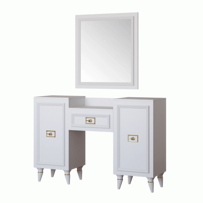 Туалетные столики, Туалетный столик Валенсия (1335х420х900) (золото)
