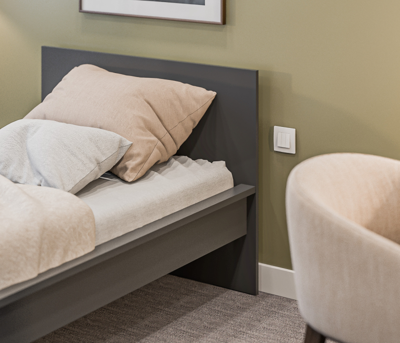 Кровати 120 см, Кровать (1200) Леон/Бруклин СБ-3367