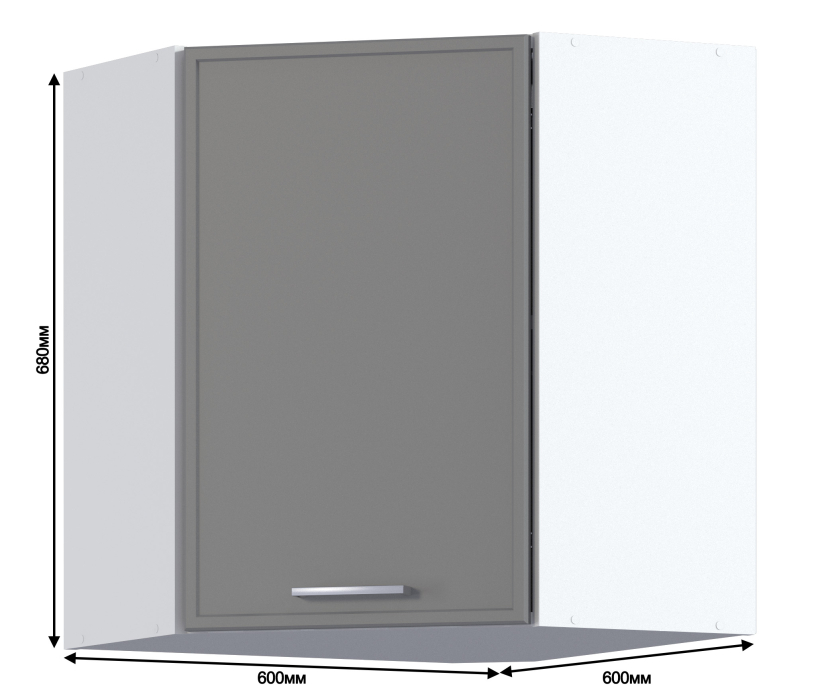 , Мюнхен шкаф угловой 1 дв 60х68 см