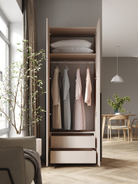 Шкаф распашной София 2200х800х520 мм