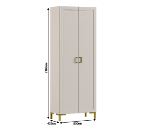 Шкаф 2 дверный Ассоль СБ-3560