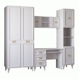 Стол Валенсия письменный (1100х600х750) золото