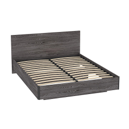 Кровать 1,6 Шаде КР-291-16-16, черный ясень