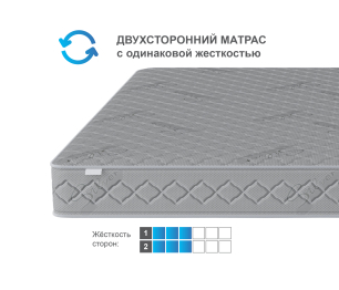 Леон/Бруклин СБ-3366 Кровать с матрасом Сити - Бормио 900*2000