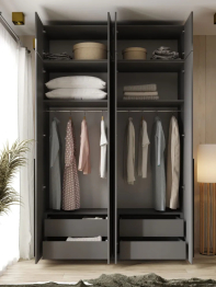 Шкаф распашной 4-х дверный с антресолью София 2600х1600х520 мм