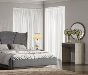 Туалетный стол Шер ТС-2301, дуб серый, айронвуд серебро