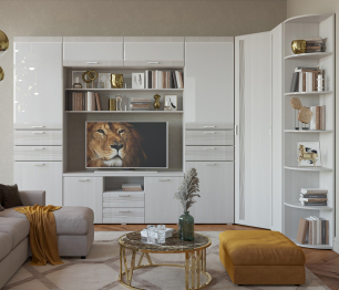 Полка Лотос ПЛ-1901, бодега белая