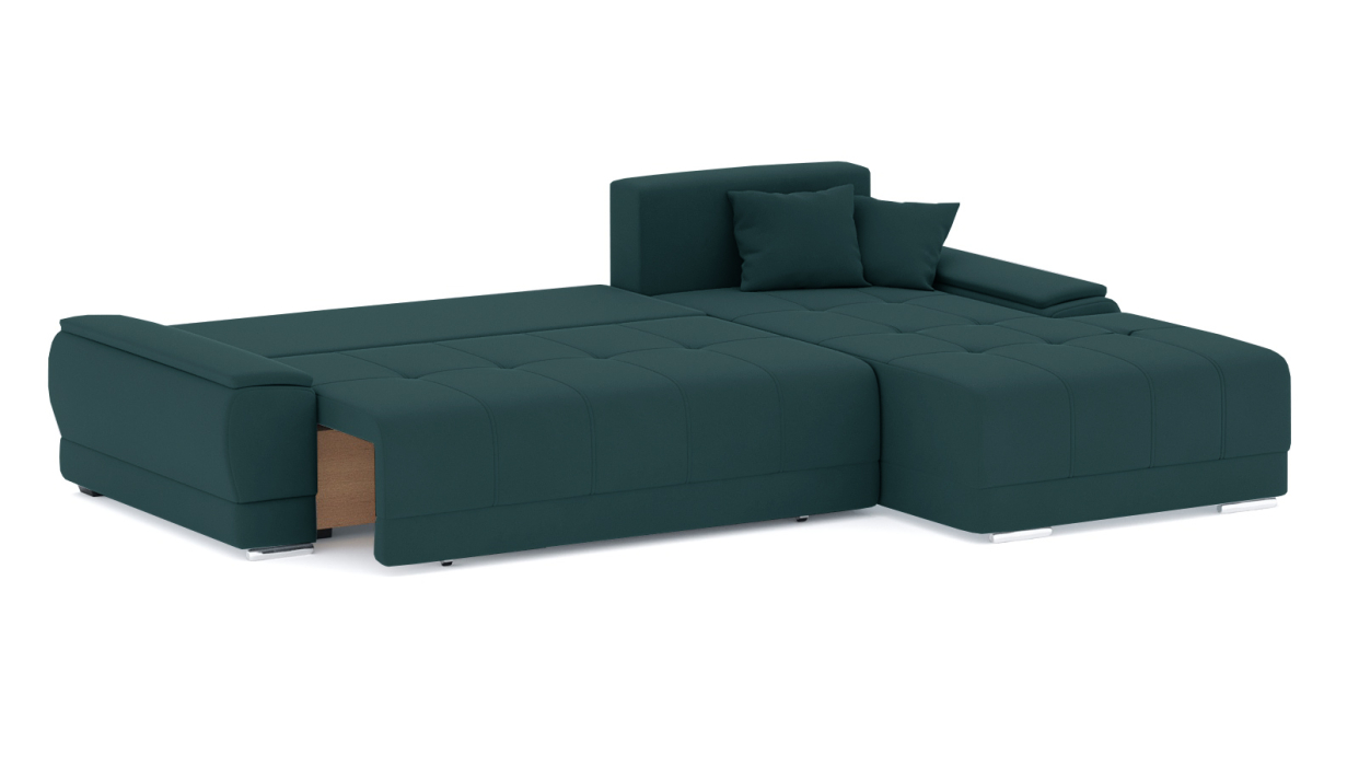 Диваны угловые в гостиную, Диван-кровать угловой Нордвикс ПБ, велюр