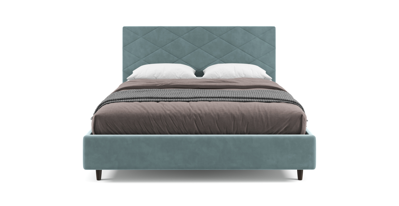Кровати, Кровать Lineaflex Аликанте Сканди Newton aqua blue 120x200