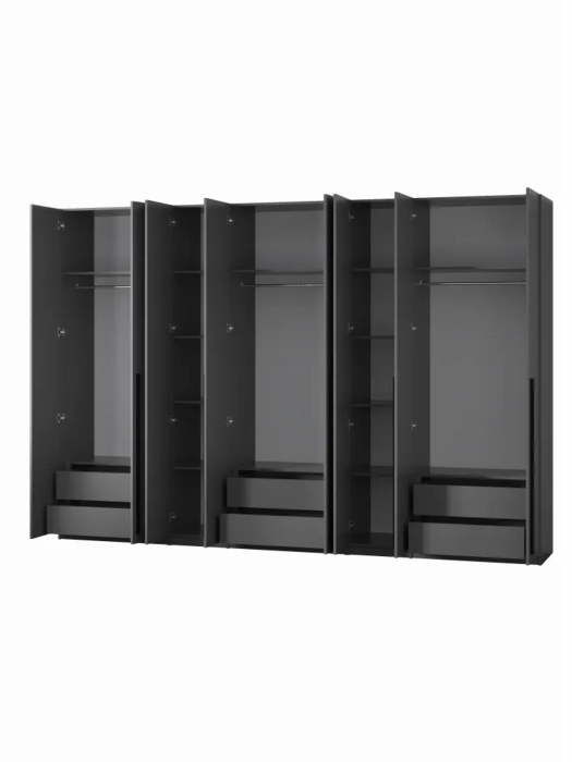 Шкафы распашные, Шкаф распашной 8-ми дверный София 2200х3200х520 мм