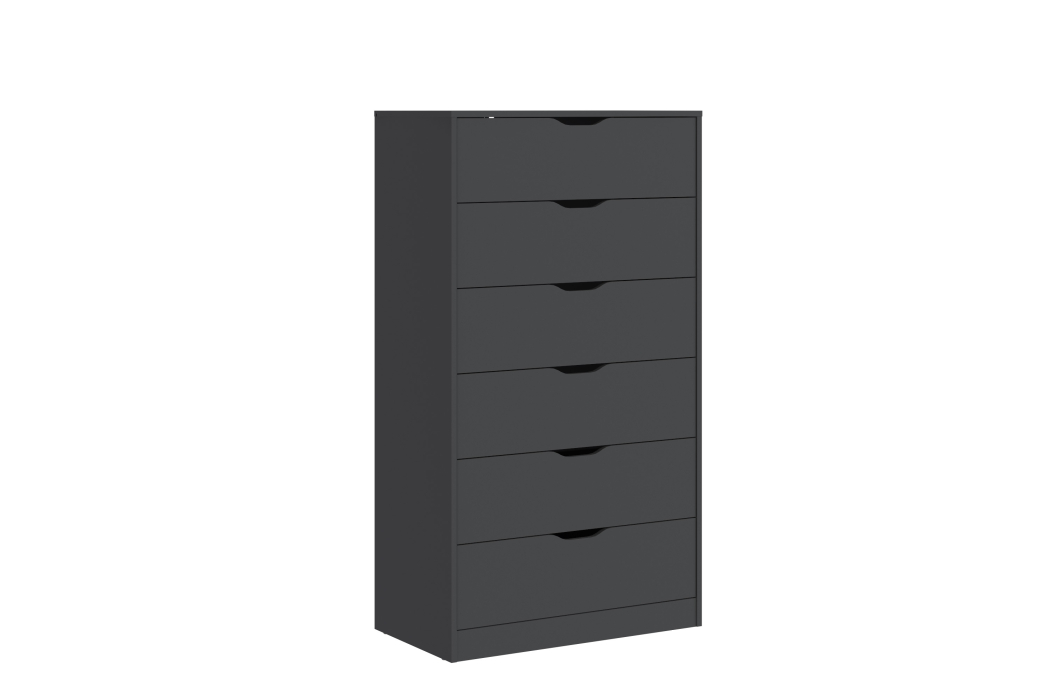 Комоды, Комод 6 ящиков Сапфир