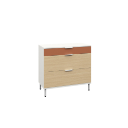 Комод Марвэл 16.234.03, белый, плэйн, безмолвная пустыня